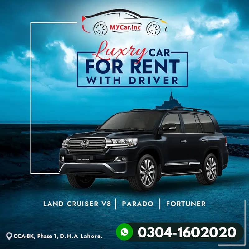 Rent A Car Lahore Mercedes/Audi/PRADO/Range Rover/Car Rental/Costers 2
