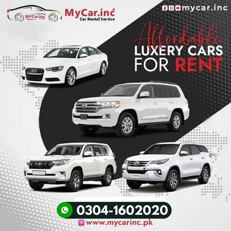Rent A Car Lahore Mercedes/Audi/PRADO/Range Rover/Car Rental/Costers 3