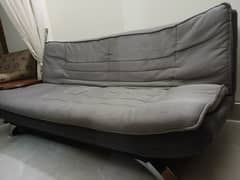 Interwood: Grey Sofa Cum Bed