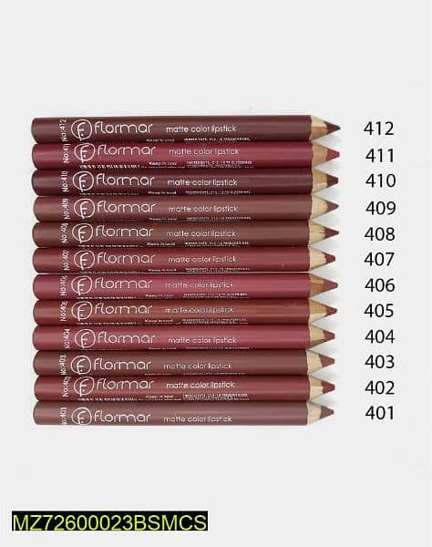 smudge proof lip pencil pack of 6 0