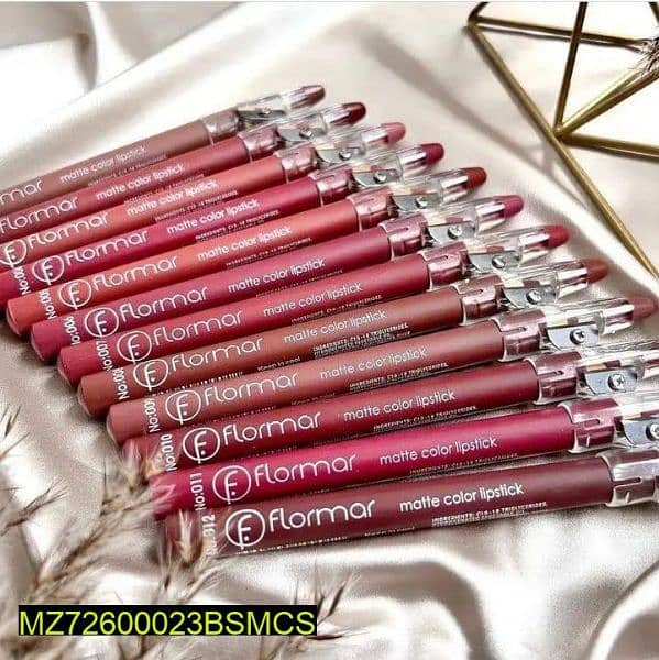 smudge proof lip pencil pack of 6 1