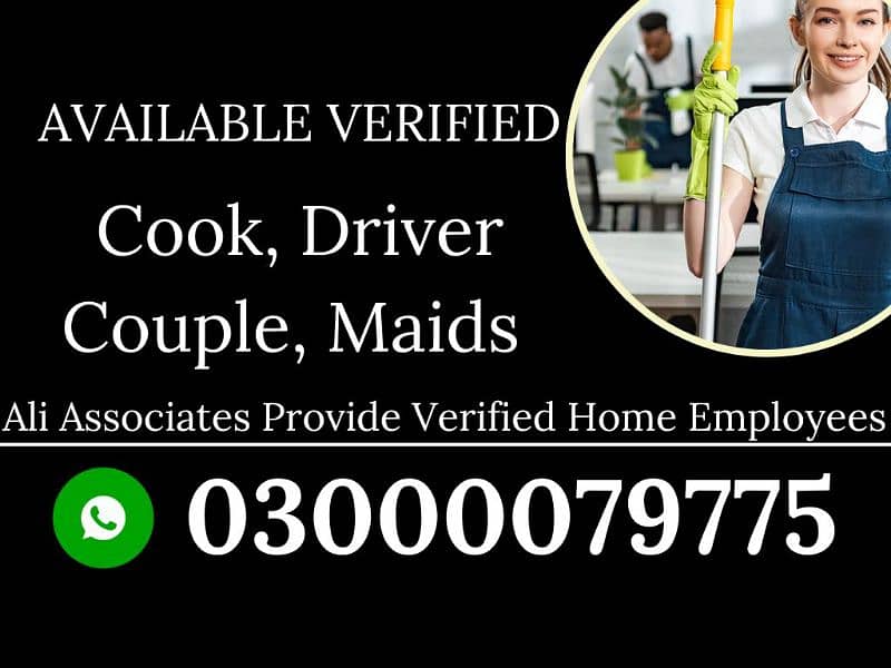 servants available,cook,maids,driver,helper 2