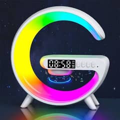 Multifunction Wireless Charger Pad Stand Speaker TF RGB Night Light
