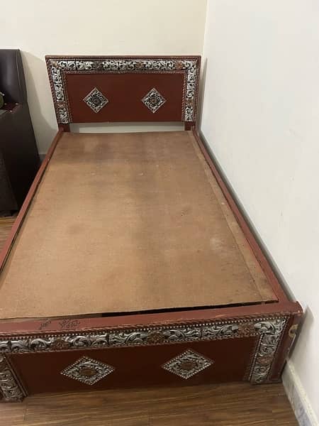 Wooden Single Bed 2
