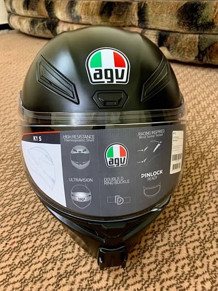 AGV K1s (large) brand new (june 2023 model) matt blac khelmet for sale 0