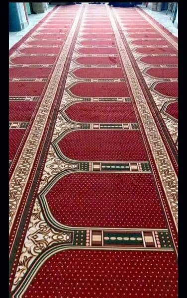Masjid Saf - Masjid Prayer Mats - Masjid Carpet Bulk Available 3
