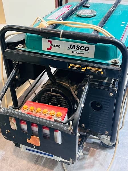Jasco 5.5 kva Generator almost in brand new condition. 7