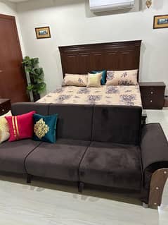 studio LUXURY furnished APPARTMENT AVAILBLE FOR RENT AT GULBERG GREEEN ISLAMABAD