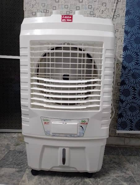 izone air cooler with 6 ice bags & 90 ltr water tank  model atl. 11000 3