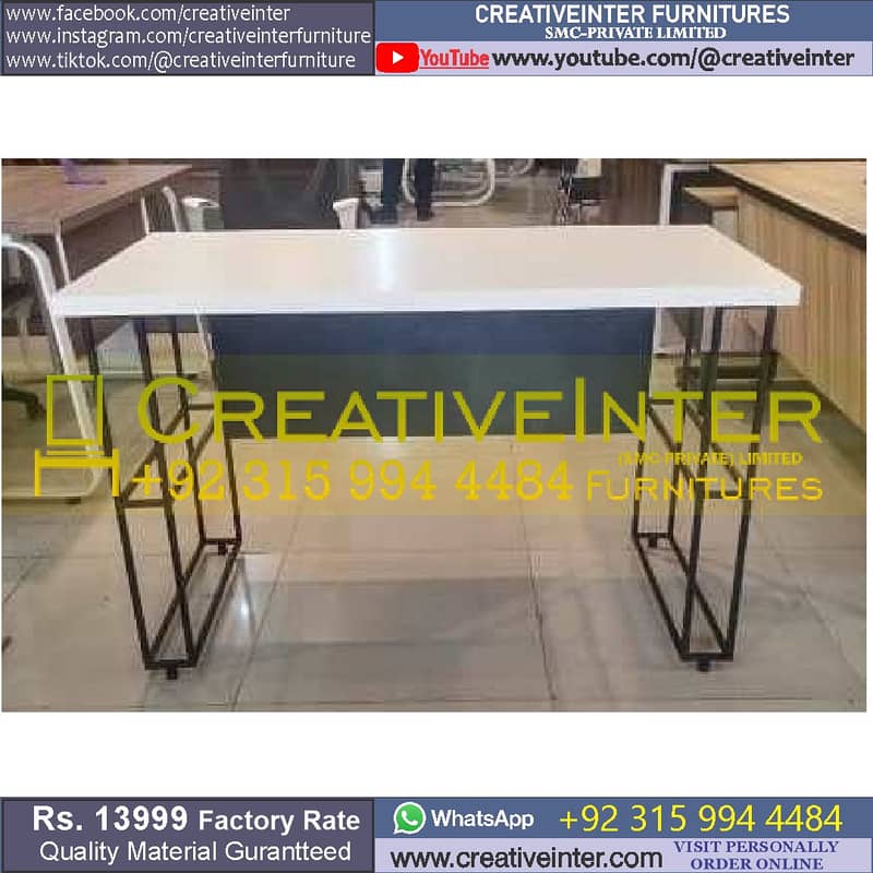Study Table Computer Laptop Workstation Chair Meeting Desk CEO 6