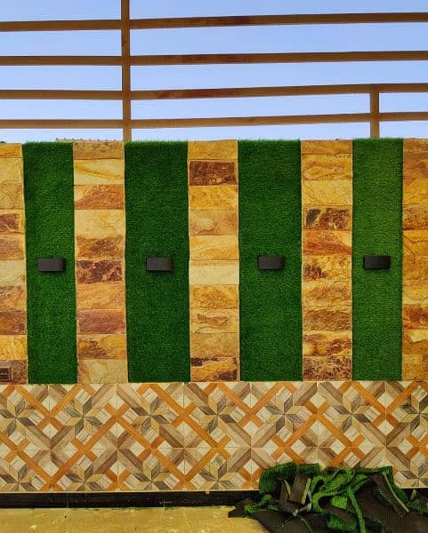China Made Artificial Grass For Balcony Lawn Rooftop Sports Grounds 5