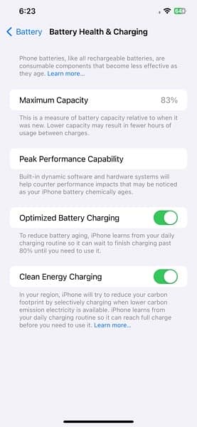 Iphone 11 pro max JV 83% battery 2