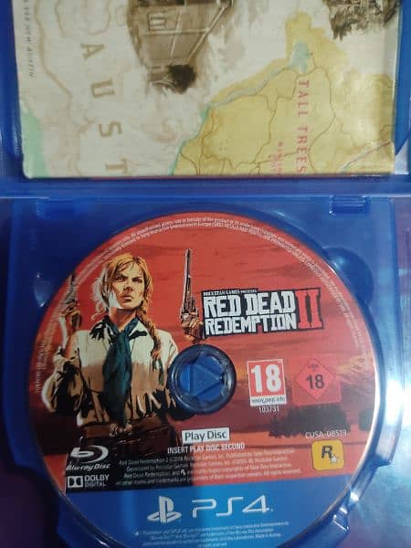 red dead redemption 2 for ps4. in very good condition 1