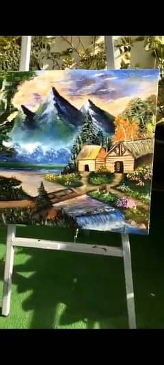 Realistic landscape painting 0