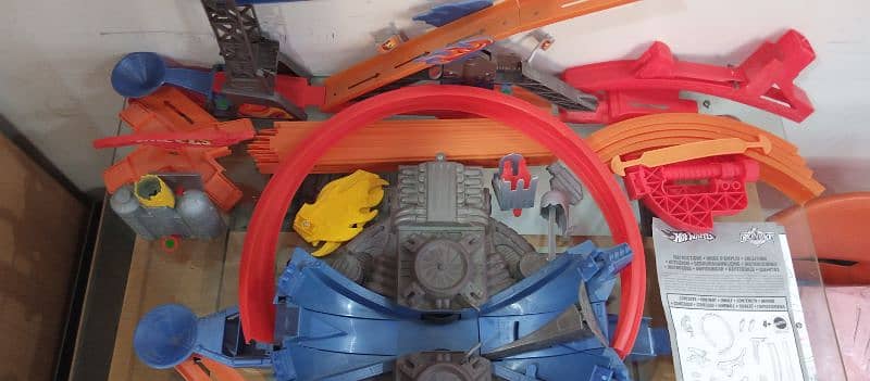 Hot Wheels trick tracks Power Loop Stunt Zone by Mattel 6