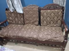 5seater wooden sofa