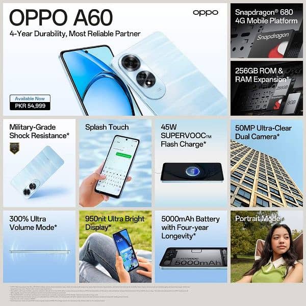 OPPO A60 256GB 8
