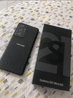 Samsung Galaxy s21 ultra with box