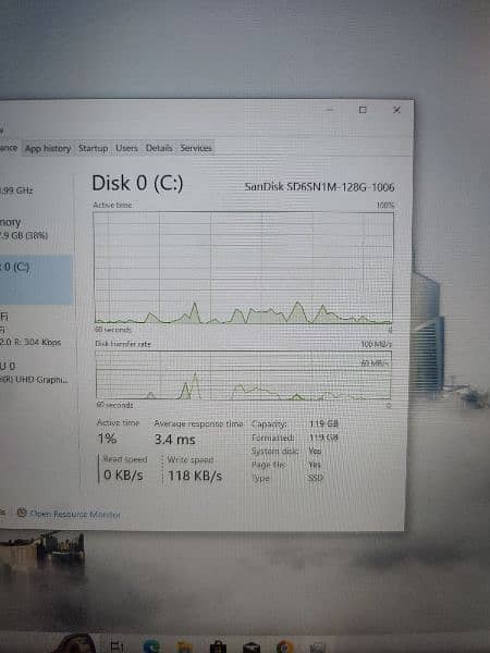 Dell Core i5 8th Gen 8/128gb m2 card laptop 5