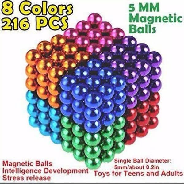Magnetic Balls, Magnetic Rods, Magneti Cubs 8