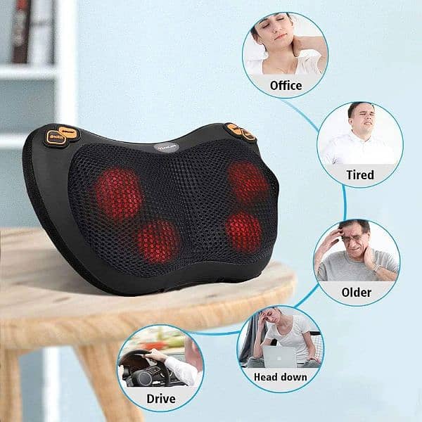 Lentcare Shiatsu Back and Neck Massager with Heat 2