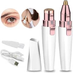 Eyebrow Trimmer Shaver 2 in 1 Lady Epilator Electric Shaver