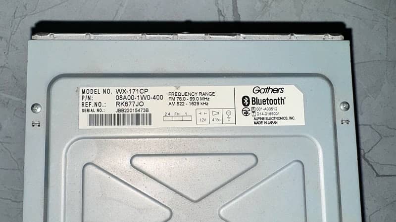 Honda Gathers Original CD player with bluetooth 1