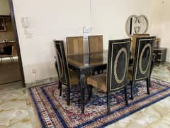 Dining table set 6 chairs