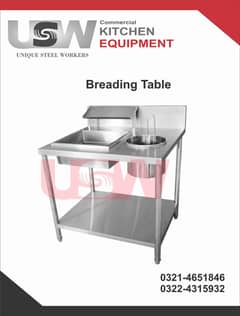 working table  , breading table