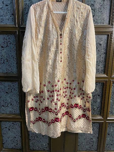 2pc Agha Noor embroiderd siit 0