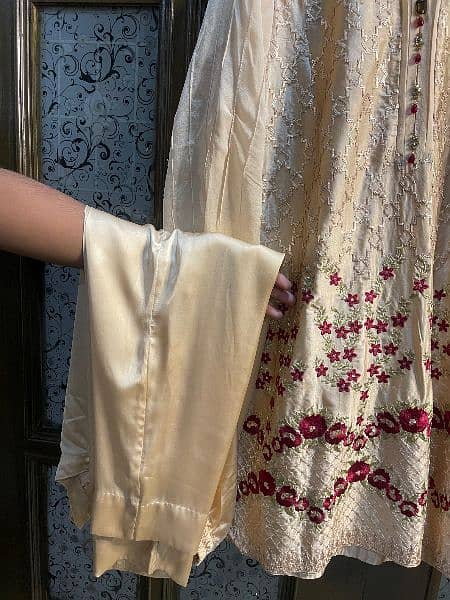 2pc Agha Noor embroiderd siit 2