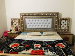 New Style Cushioned Bedroom set, 6 months used