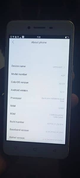 oppo a37 10/8 condition normol panel change use me ok only mobile 1