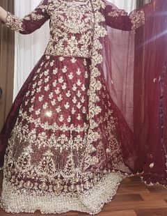 Baraat lehenga wedding dress