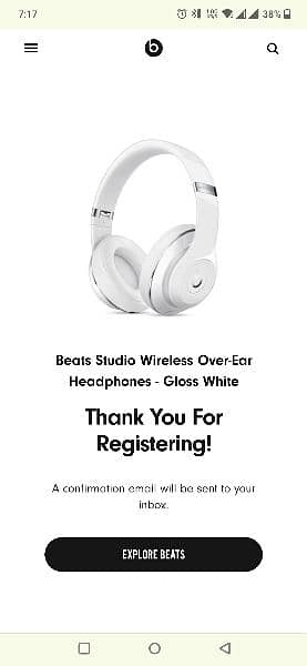 Beats Studio Wireless Gloss White Edition 100% Original 12