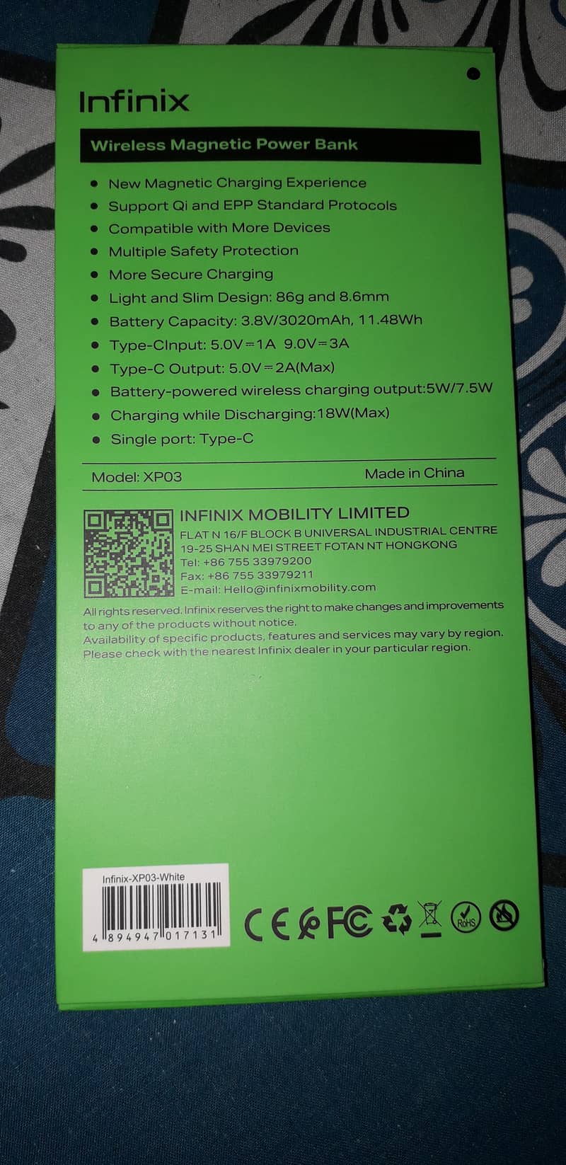 Infinix MAGPOWER Wireless charger 1