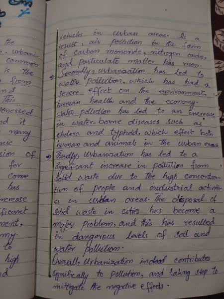 handwriting assignment work 10