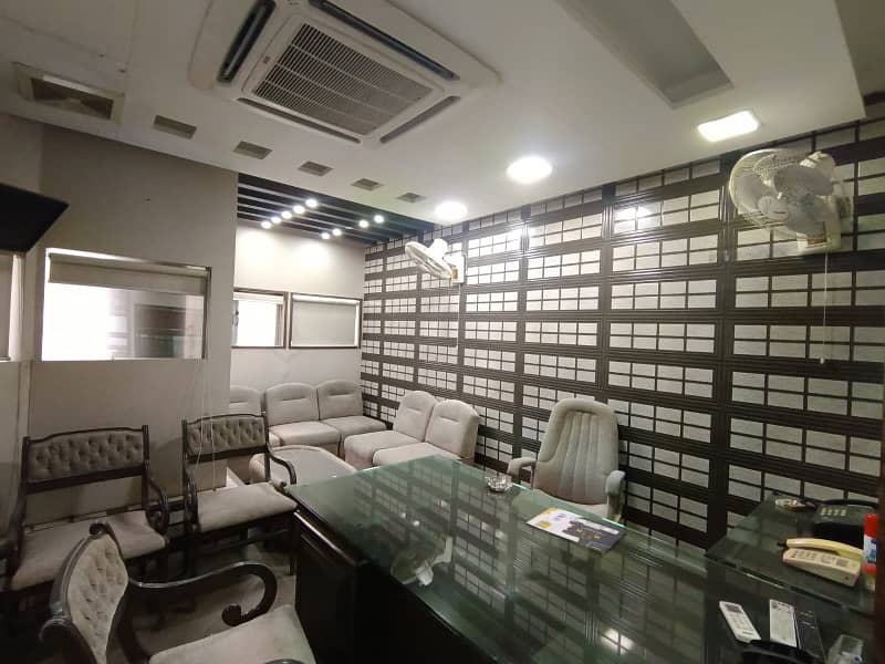 450 Sqft Fully Furnished Office Available On Rent Main double Road Located Front Side F-11 Markaz 1