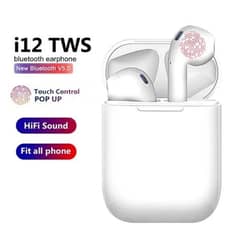 i12 Tws Airpods White All Pakistan Delivery