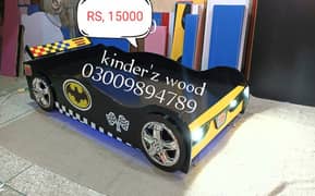 kids car shape beds, with lights, 6 by 3