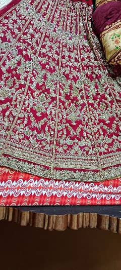 bridal lahanga kurti or dupta stitched