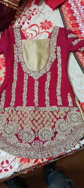 bridal lahanga kurti or dupta stitched 3