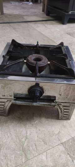 single steal /silver stove in brand new condition 0