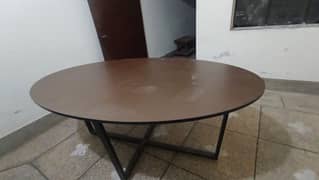 dining table, pod cast table, office table