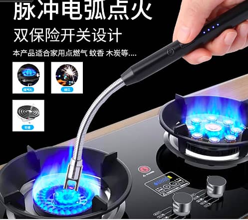 Electric arc lighter rechargeable for kitchen 4