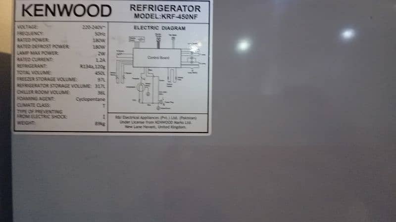 Kenwood refrigerator 18cu. ft for Sale 5