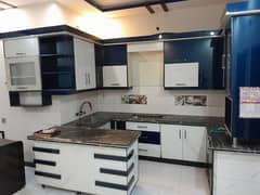 3 bed drawing dining brand new portion for rent nazimabad 3 with car parking