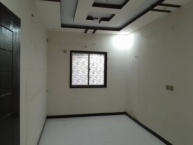 3 bed drawing dining brand new portion for rent nazimabad 3 with car parking 11