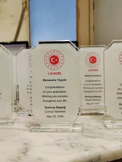 Awards Shields/ Glass trophies