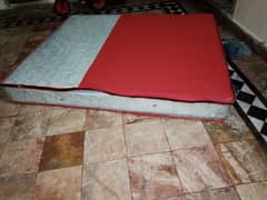 urgent sale double bed mattress king size 8 inches 65x76"